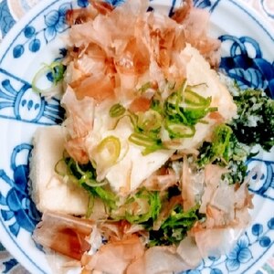豆腐ステーキ風バター醤油焼き